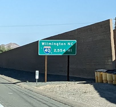 Wilmington, NC Mileage Sign