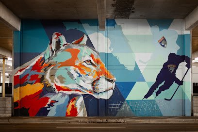 Florida Panthers Art Mural