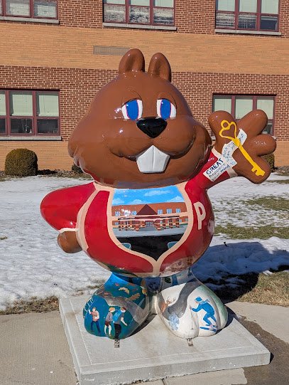 High School Phil Statue